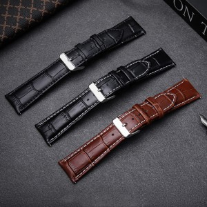 Leather strap, breathable, fashionable and durable strap for Apple, Samsung, Huawei and Xiaomi watches,12mm,14mm,16mm,18mm,20mm