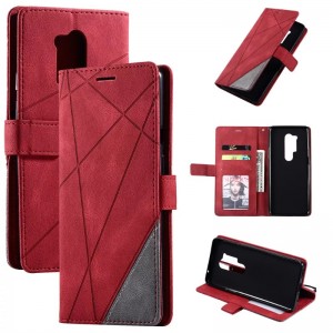 Suitable for Apple iphone14pro phone case, fashionable splicing left and right flip phone leather case, bracket wallet card slot phone case, change credit card bag phone protective ca